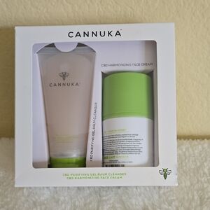 CBD Skincare Set - Green and White